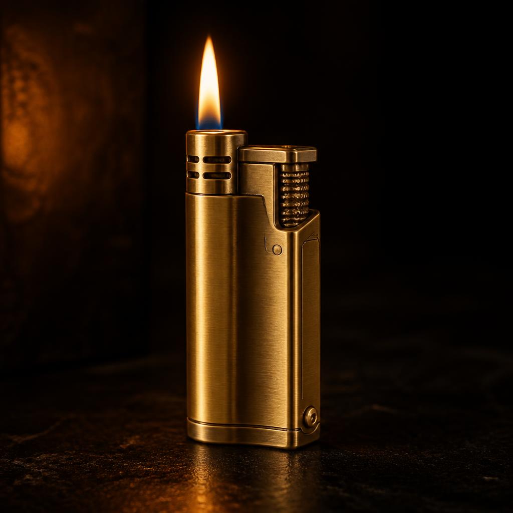 Refillable brass torches and jet flame lighters