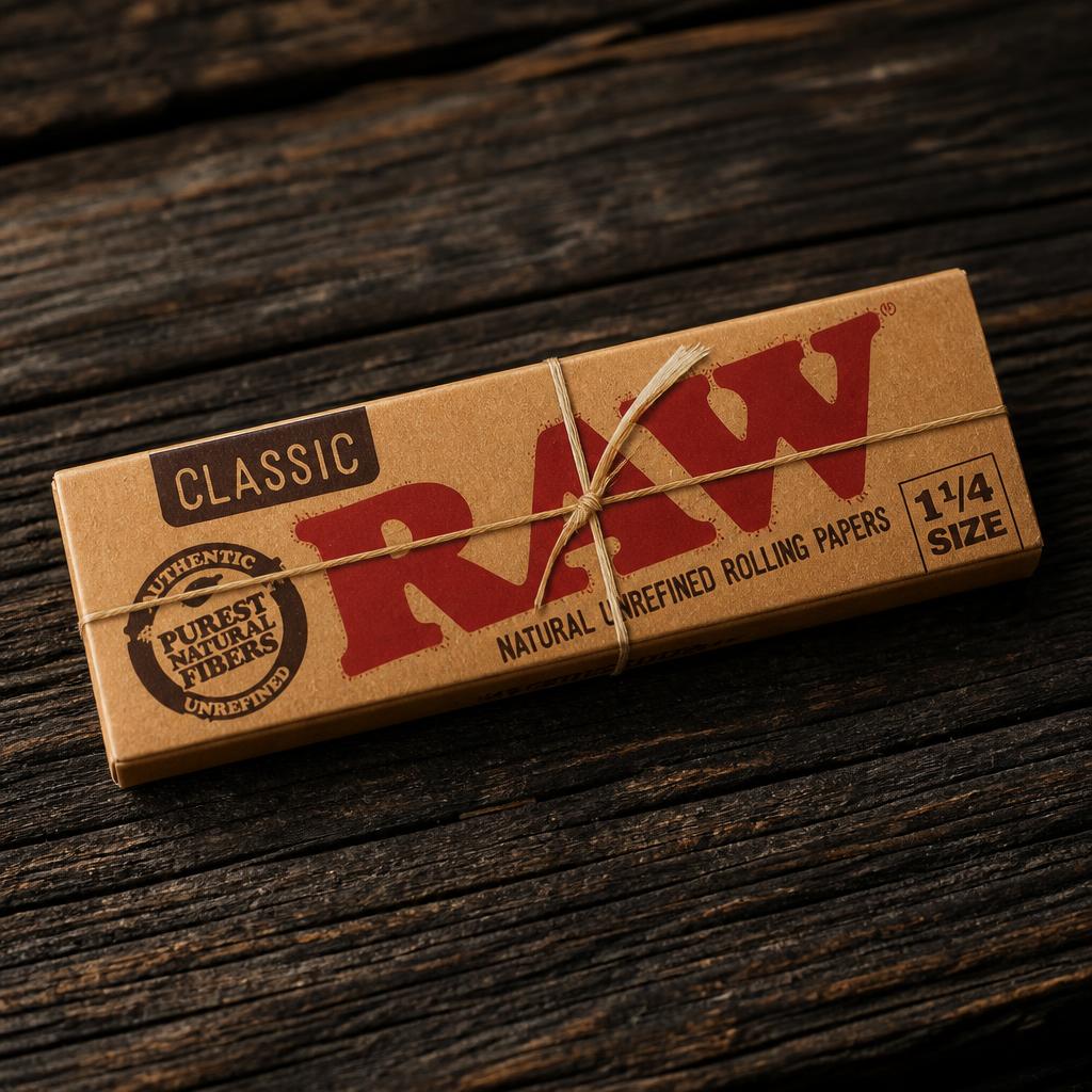 Premium rolling papers including RAW and OCB varieties